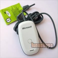 White Xbox 360 Wireless Gaming Receiver Windows PC Xbox360