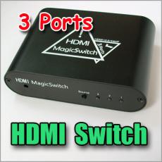 3 PORT HDMI 1.3 SWITCH SWITCHER SPLITTER HDTV 1080P PS3