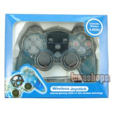 BLUE WIRELESS 2.4G Dual Shock Controller Joypad for PS2
