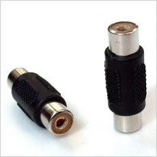 1 RCA to 1 RCA Female to Female connector coupler Audio Adapter