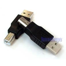 USB TO USB MALE A to B PRINTER SCANNER CABLE ADAPTER CONVERTER