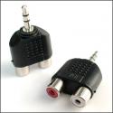 Male 3.5mm Plug to 2...