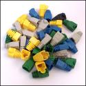 10 PCS Ethernet Cable CAT5 CAT6 RJ45 Connector Plug cord Protector Boot
