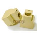 2 PCS! RJ45 Network Lan Splitter Extender Connector Plug  