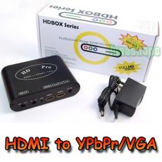 HD-E766 HDMI Converter HDMI to YPbPr/VGA HD HDTV BOX