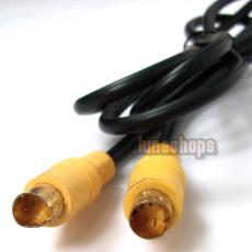 S-VIDEO 4 PIN SVHS MALE TO MALE CABLE ADAPTER