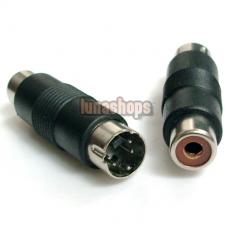 S-Video 4Pin Male to RCA Female Adapter Converter