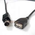 USB female to PS/2 male Adapter Converter Mice Mouse cable
