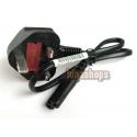 Fused Figure 8 Mains Printer Cord Power Cable Lead UK