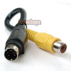 S-Video 4Pin Male to RCA Female Cable Converter