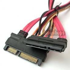 15+7 22 Pin SATA Serial ATA Male To Female Data Power Cable