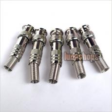 BNC Male Plug Connector Adapter to Coaxial Cable 