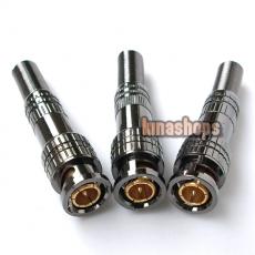 BNC Male Plug Connector Adapter to Coaxial Cable