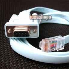 RS232 RS-232 DB9 9pin to RJ45 Cat5 LAN Router Ethernet Adapter Cable