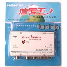 4 Ports Cable Antenna Signal Amplifier Booster CATV broadband