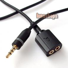 Astro 3.5mm male Mic earphone to female 3.5mm 2.5mm extension cable