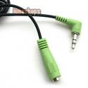 3.5mm male to female extension stereo audio cable
