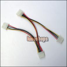Molex Male to 3 Female Power Splitter IDE Y Cable