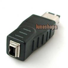 1394 IEEE 6 Pin Male to 4 Pin Female Convertor Adapter