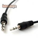 3.5MM MALE TO 2.5MM STEREO AUDIO EXTENSION CABLE CORD 1M