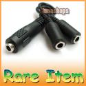 3.5MM 1 FEMALE TO 2 ...