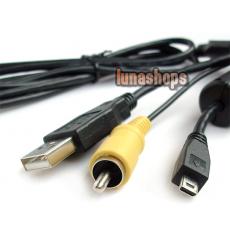 AV + USB Cable For Nikon CoolPix 2100 2200 3100 L5 4600