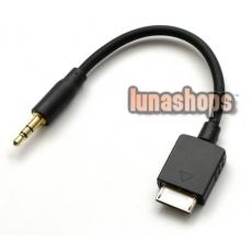 For walkman Data port Dock to 3.5mm male plug cable adapter