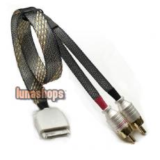 HiFi Apple Line out to 2 Rca Y Splitter Cable