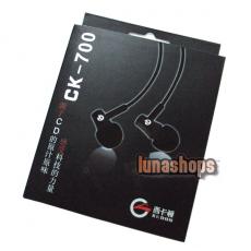 XKDUN CK-700 In-ear Stereo Metal Housing Earphone For Ipod CD Mp3