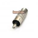 F Female to RCA Male Connector Adaptor