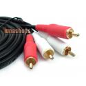 Hifi 24k 2 AV RCA Ma...
