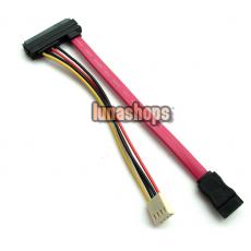 15+7 SATA Serial ATA Male To 4 pin Data Power Cable For DM800HD