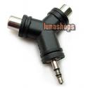 3.5mm Male to RCA Fe...