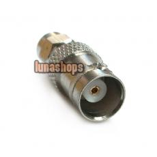 BNC female to SMA male plug coax connector adapter