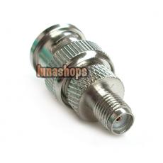 BNC Male to SMA Female plug coax connector adapter