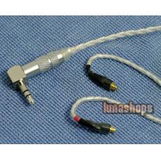 BADE White Earphone Upgrade Cable For Shure Se535 DIY
