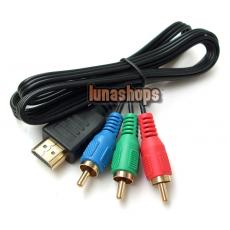 HDMI TO 3-RCA AV AUDIO VIDEO COMPONENT CONVERT CABLE MM