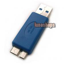 USB 3.0 Type A Male to Micro B Male Adapter Connector