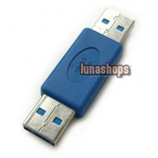 Standard USB 3.0 Type A Male to A Male Super-Speed Extension Connector Adapter
