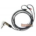 Silver plated earphone upgrade cable for shrue se535 se425 etc.