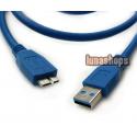 USB 3.0 Male Type A to Micro B Plug Super-Speed Cable Adapter Converter