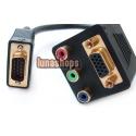 PC VGA Male To VGA F...