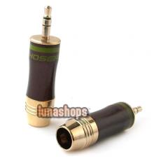 24K Gold Plated 3.5mm QW-455 Male Plug Adapter Choseal