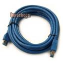 500cm USB 3.0 Type A/B male Super-speed cable for printer scanner modem
