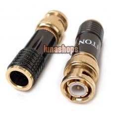 LITON BNC LT-566 Male Plug Golden Plated solder type Adapter For DIY CCTV