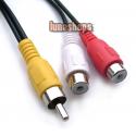 1 RCA AV Male to 2 R...