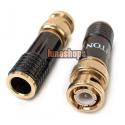 LITON BNC LT-566 Male Plug Golden Plated solder type Adapter For DIY CCTV
