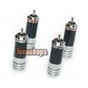 1pair ACROLINK CF-102 Top rated Carbon Rhodium Plated Updated RCA adapter