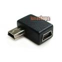 Mini USB Port Male To PC Mini USB female 90 Degree L Shape Adapter
