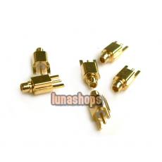 For Shure SE535 SE425 SE315 SE215 Earphone Upgrade Cable Male Plug Pins Without Slot